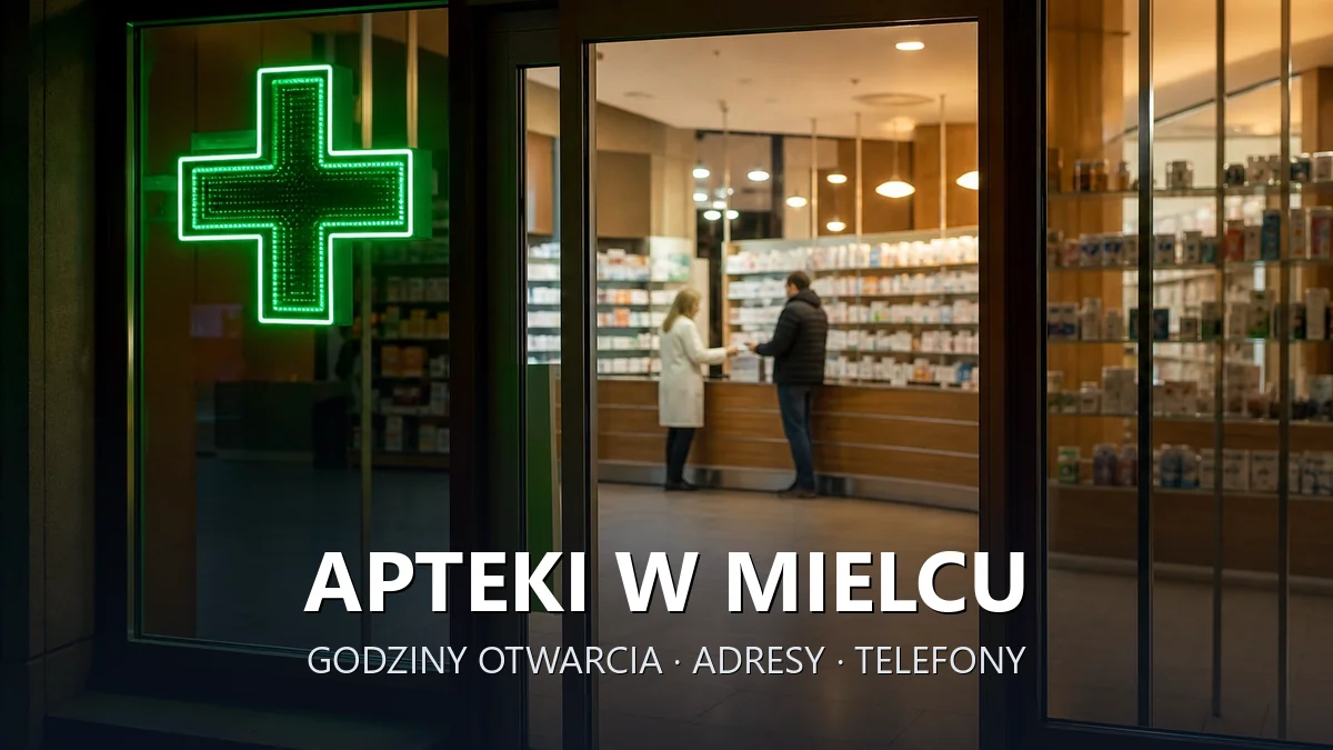 Apteki w Mielcu - godziny otwarcia i dyżury